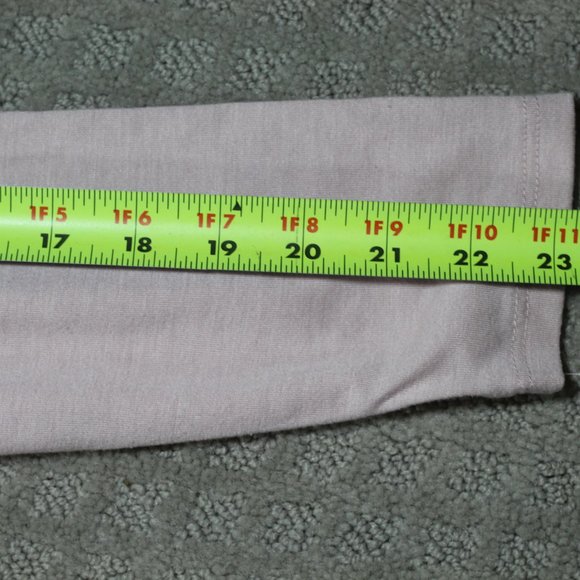 Vanilla Star Size XL Pale Pink Twist Long Sleeve Shirt - Picture 4 of 5